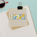 Sticker- Love Fruit of the Spirit (Blue)