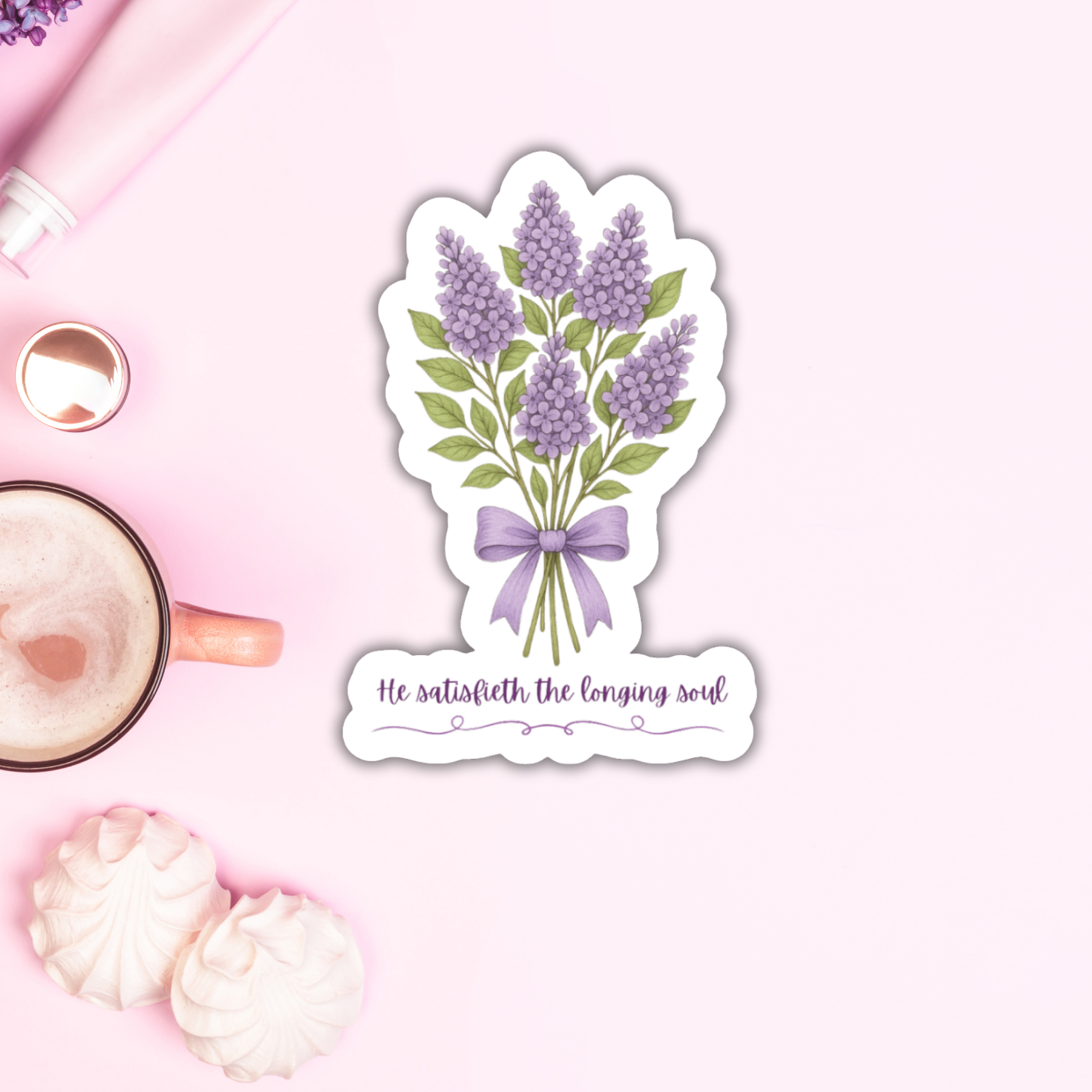 Sticker- He Satisfies the Longing Soul